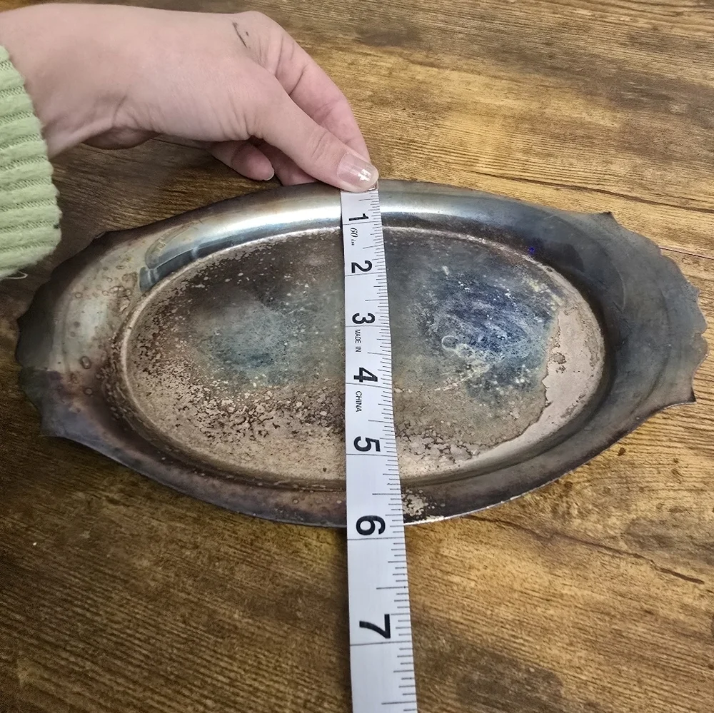 International silver company Silver Plated Oval Tray